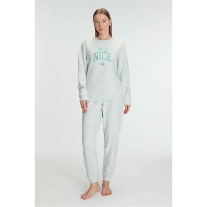 VipMarketim  Uzun Kol Polar Pijama Takımı