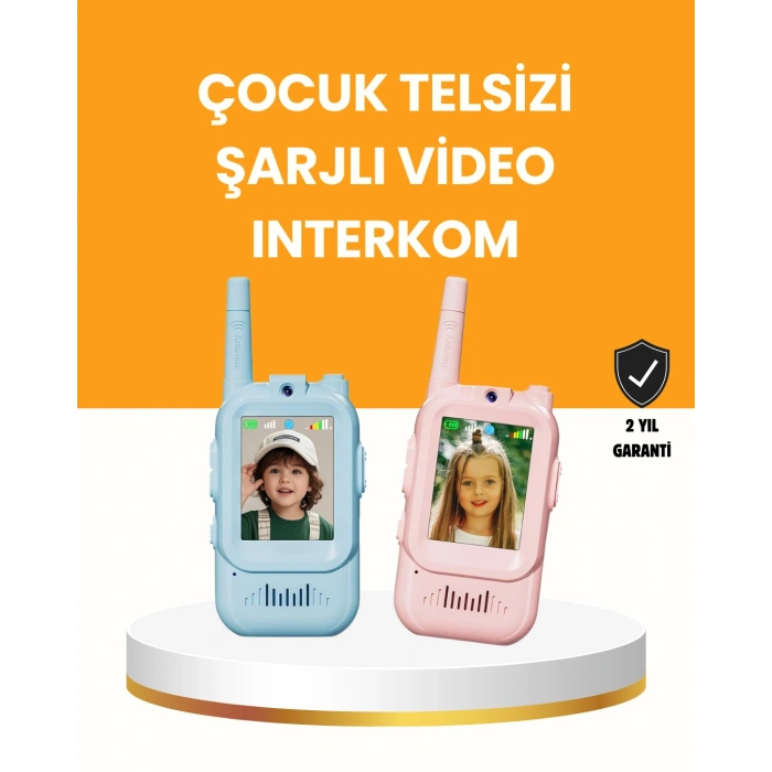 VipMarketim Uzun Menzilli Video Walkie Talkie Eğitici ve Eğlenceli Oyuncak
