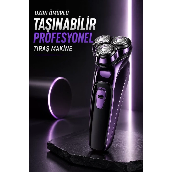 VipMarketim Uzun Ömürlü Taşınabilir Profesyonel Tıraş Makine