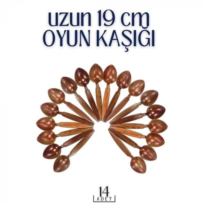 VipMarketim Uzun Oyun Kaşığı 14 ADET