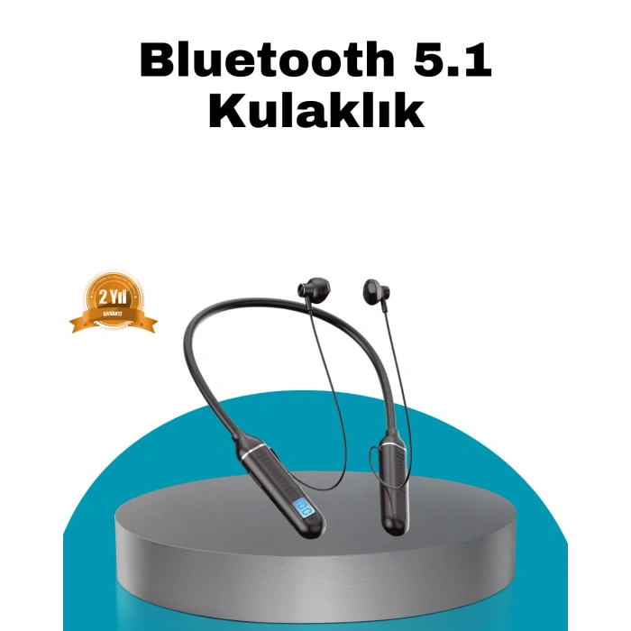 VipMarketim Uzun Pil Ömrü ve Hızlı Şarj Özellikli Bluetooth Kulaklık
