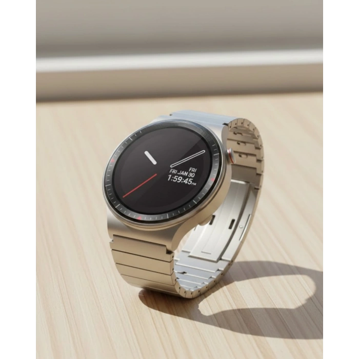 VipMarketim Uzun Pil Ömürlü AMOLED Akıllı Saat Torch Işıklı