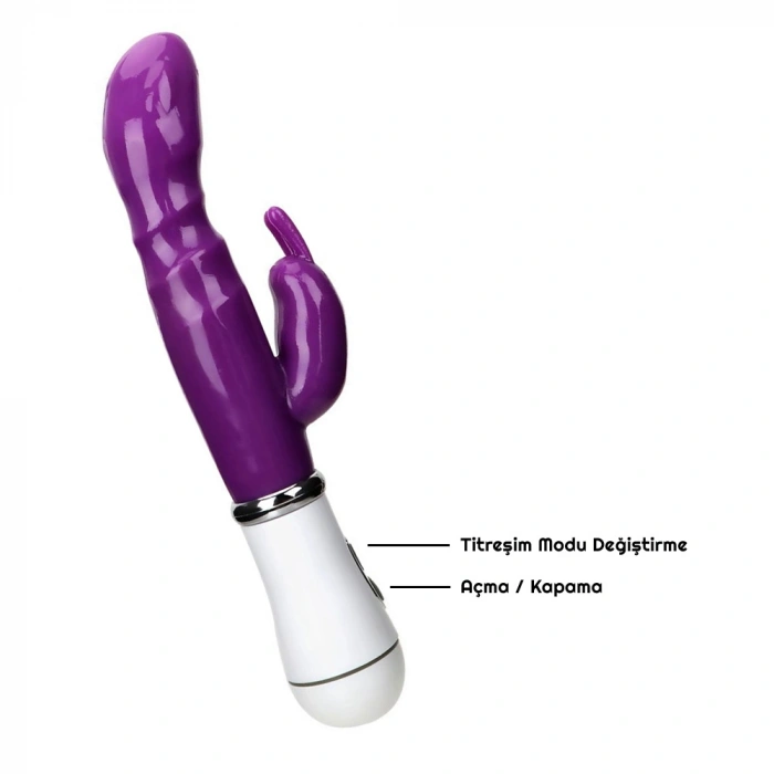 VipMarketim Vibex 12 Hızlı Klitoris Uyarıcılı Tavşan Vibratör