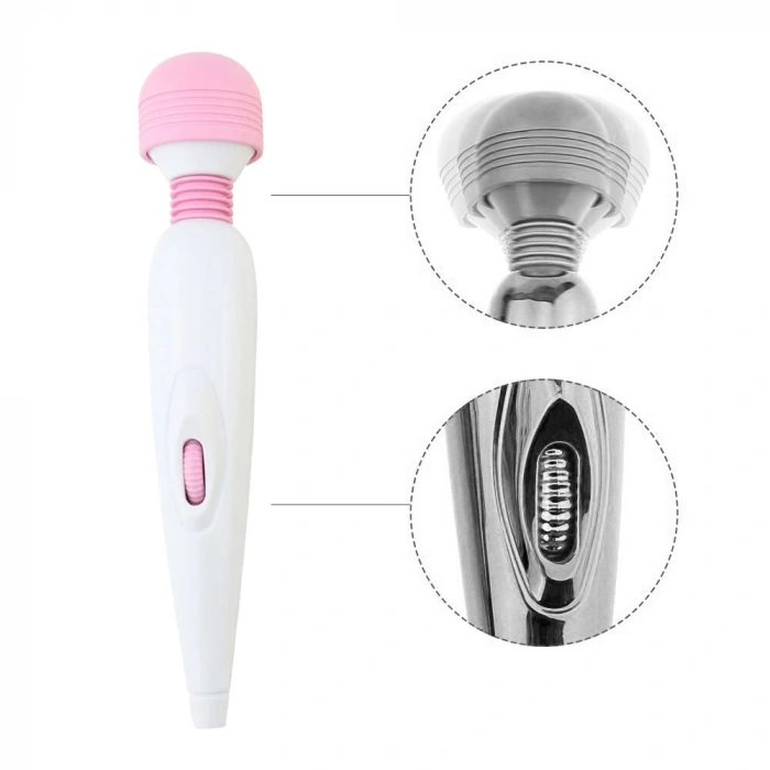 VipMarketim Vibex USB Şarjlı Wand Vibratör