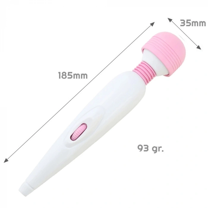 VipMarketim Vibex USB Şarjlı Wand Vibratör