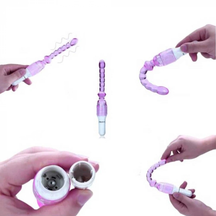 VipMarketim Vibex Yumuşak Silikon Çubuk Vibratör