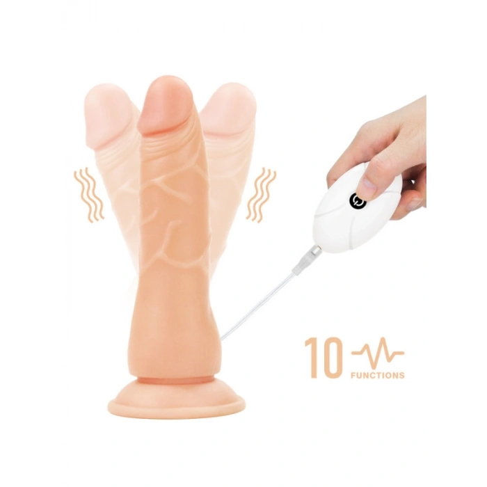 VipMarketim Vibrating Easy Strapon Set 7.5 İnç Belden Bağlamalı