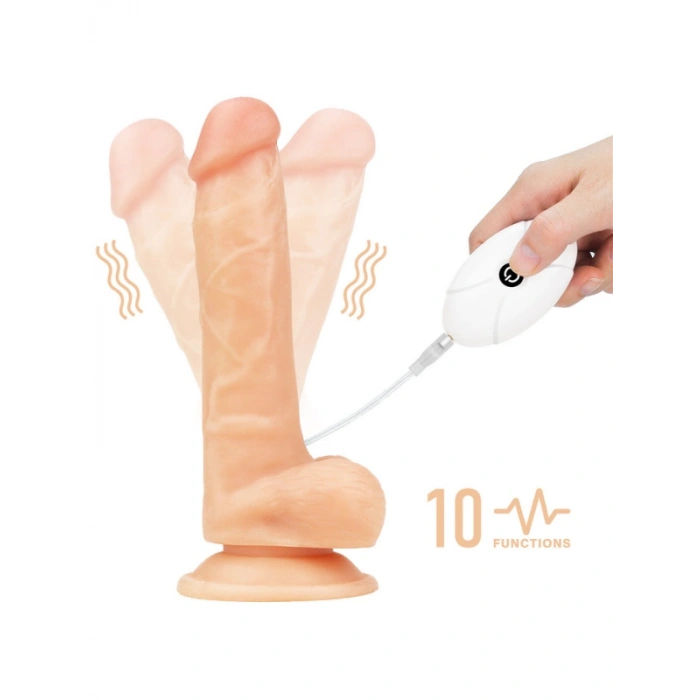VipMarketim Vibrating Easy Strapon Set 7.5 İnç Belden Bağlamalı Model2