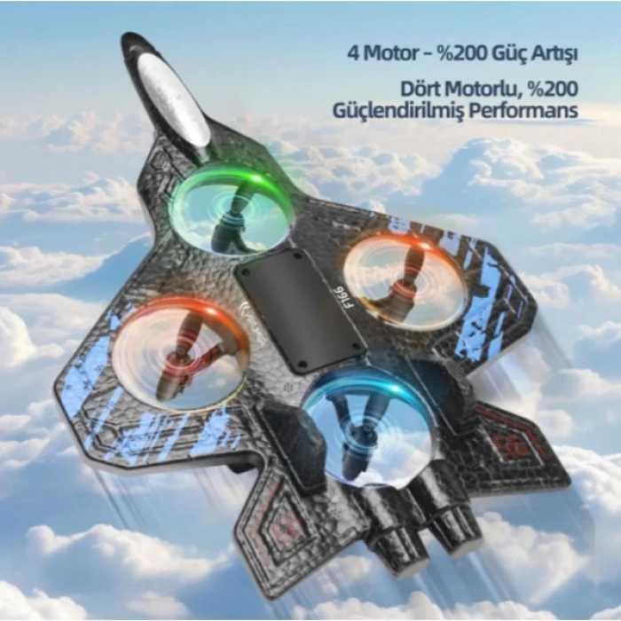 VipMarketim F166 Uçak Drone 3 Bataryalı