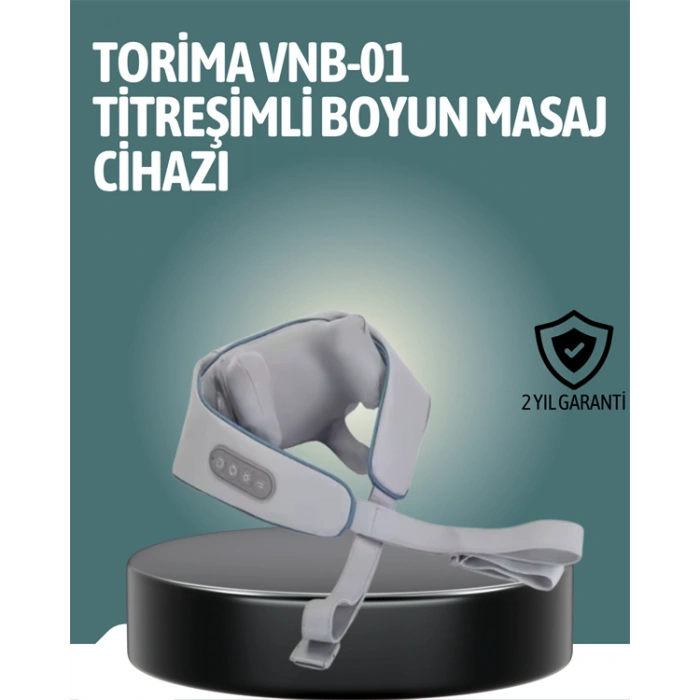 VipMarketim VNB-01 Şarjlı Isıtmalı Boyun ve Omuz Masaj Cihazı