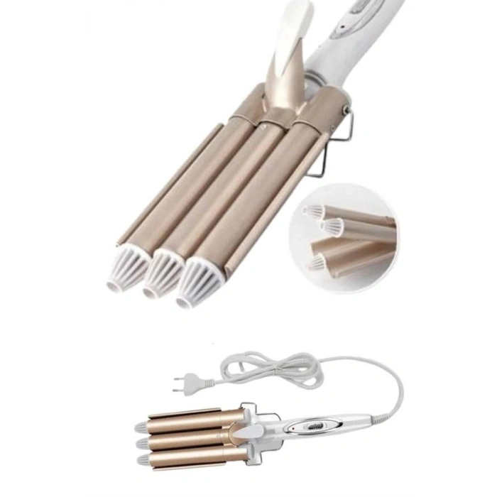 VipMarketim Wag Maşa Yeni Nesil Yüksek Isı Ayarlı Seramik Kaplama Saç Şekillendirici Doğal Bukle