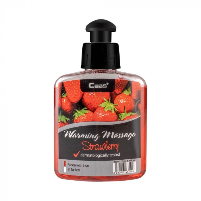 VipMarketim Warming Massage Çilek Aromalı Isınma Etkili Masaj Yağı 100ml.