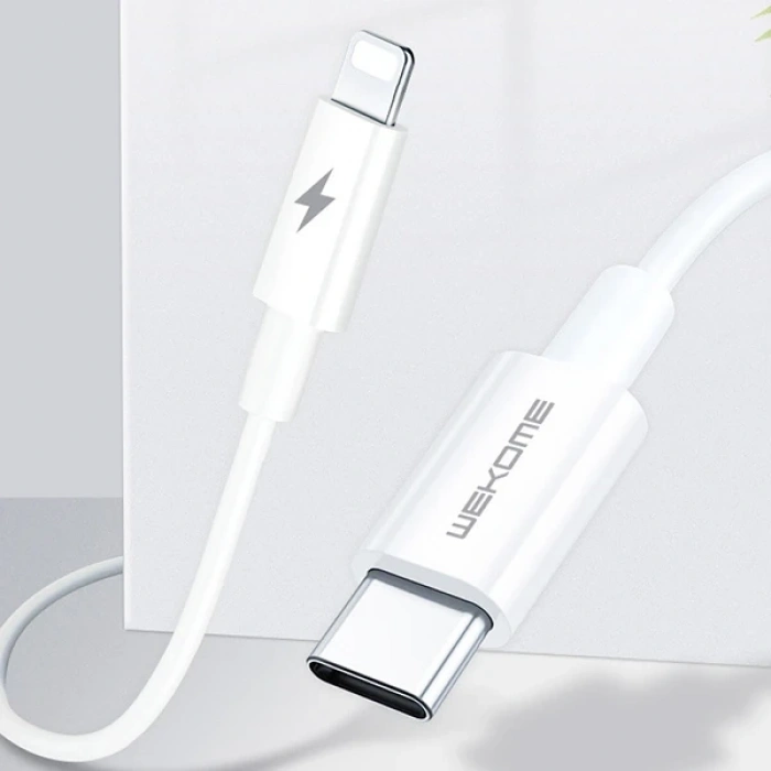 VipMarketim Wekome TYPE-C TO iPhone PD 20W Hızlı Şarj Kablosu 1.2M-(5775)