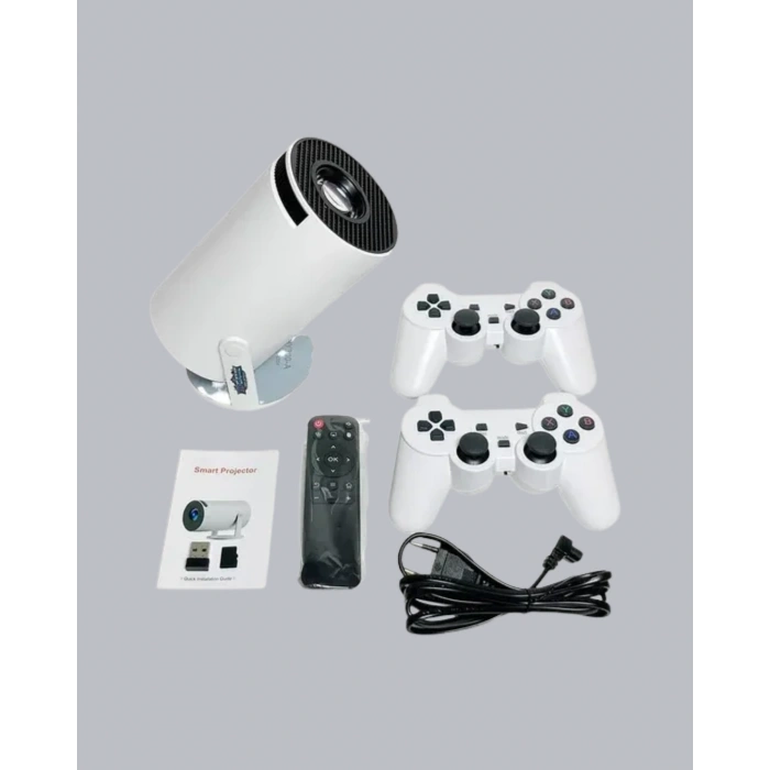 VipMarketim Wi-Fi 6 ve Bluetooth 5.0 Destekli 4K Akıllı Projeksiyon Cihazı