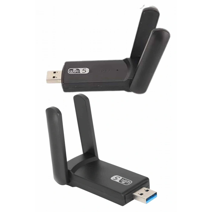 VipMarketim Wifi Alıcı Dual Band Usb 3.0 Adaptör Kablosuz Windows 7/8/10/11