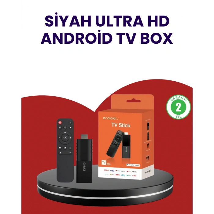 VipMarketim WiFi ve Bluetooth Destekli Android TV Dönüştürücü Stick