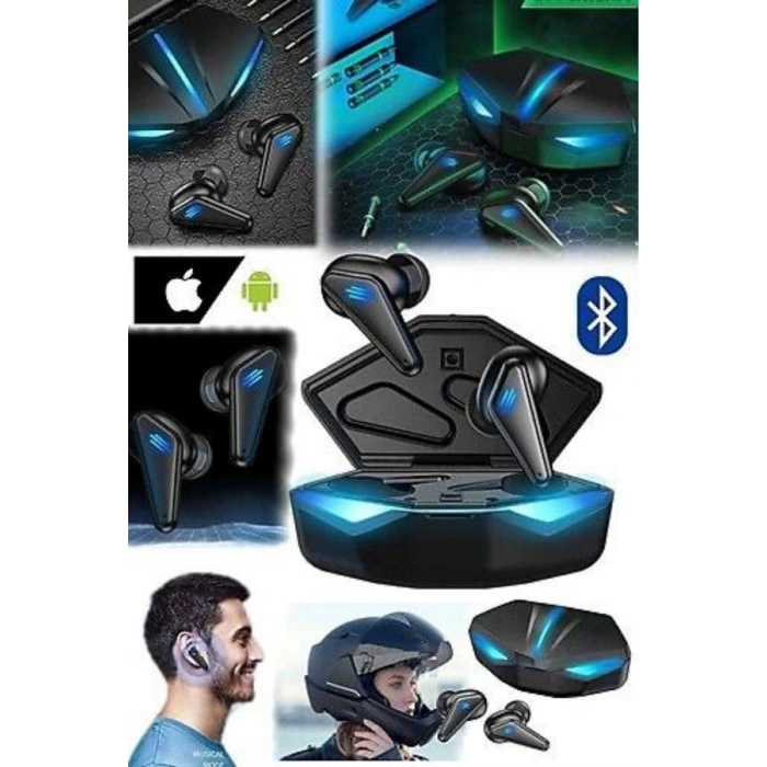 VipMarketim Wireless Gaming Kulaklık Mikrofonlu Bluetooth Oyuncu Kulaklığı