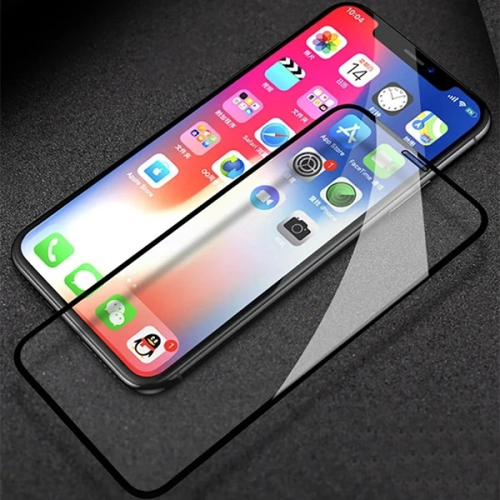 VipMarketim WK İPhone 12/12 Pro 6.1 Kingkong Curved Tempered Cam Ekran Koruyucu-(5775)