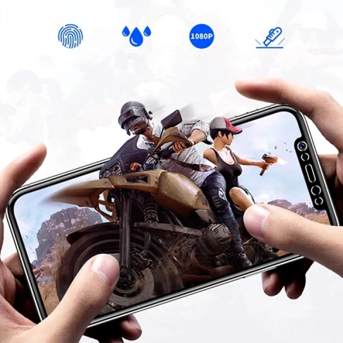 VipMarketim Xiaomi Mi 10T-10T Pro 3D Full Privacy Gizlilik Tempered Cam Ekran Koruyucu-(5775)