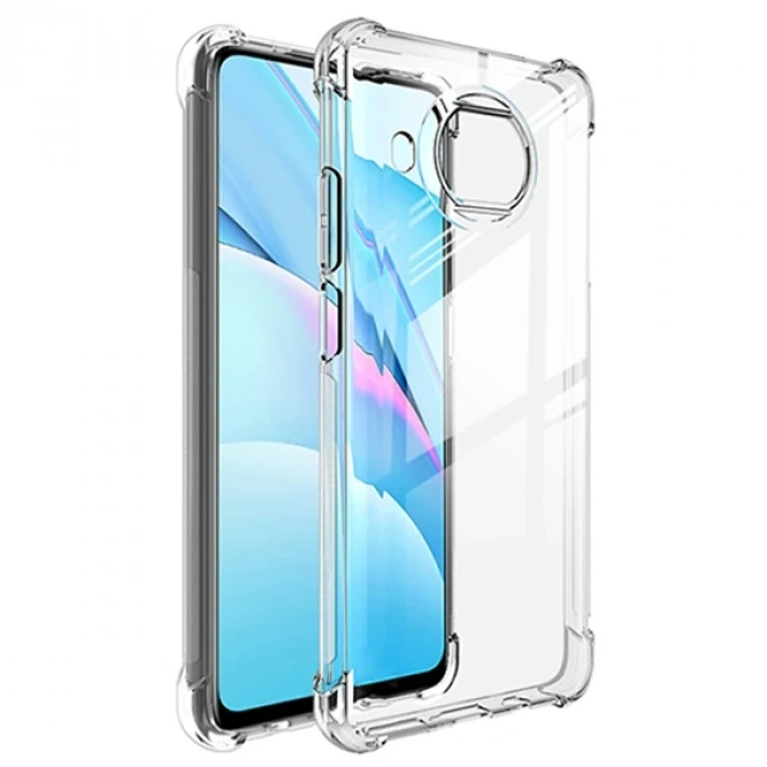 VipMarketim Xiaomi Mi 10T Lite 5G Anti-Drop Shockproof Darbe Emici Silikon Kılıf-(5775)