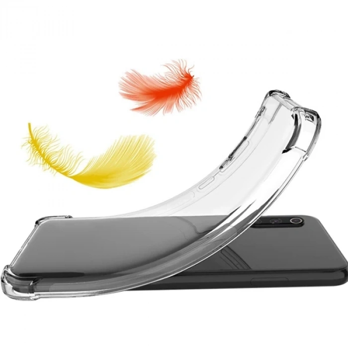 VipMarketim Xiaomi Mi 10T Lite 5G Anti-Drop Shockproof Darbe Emici Silikon Kılıf-(5775)