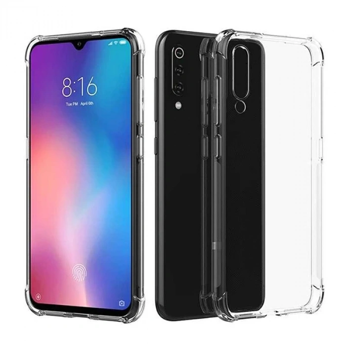 VipMarketim Xiaomi Mi 9SE Anti-Drop Darbe Emici Silikon Kılıf-(5775)