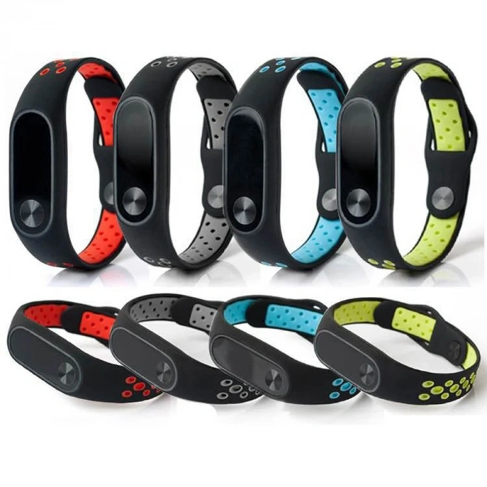 VipMarketim Xiaomi Mi Band 2 Nike Style Soft Silikon Kayış-(5775)