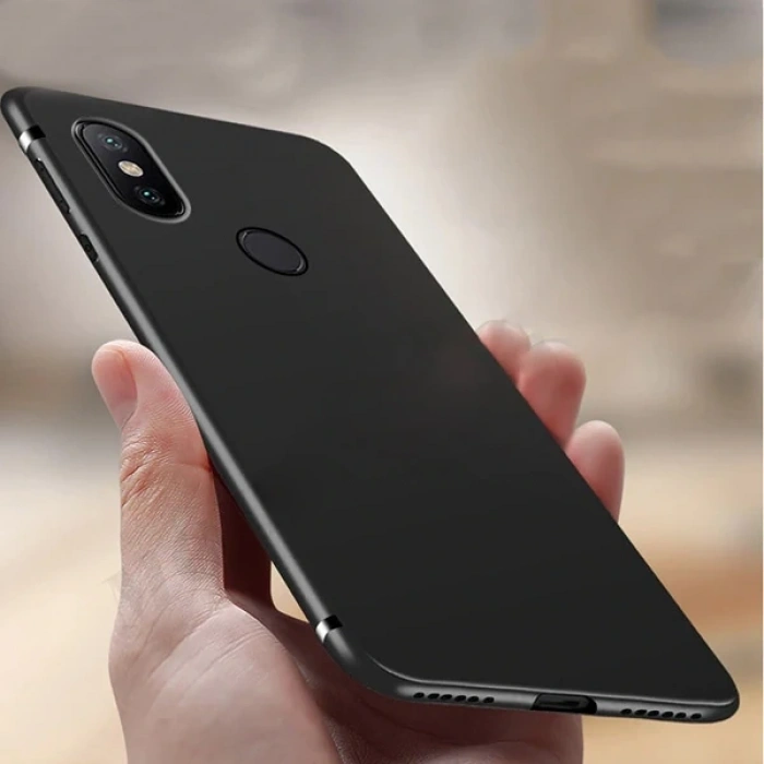 VipMarketim Xiaomi Mi Max 3 Slim Fit Soft Premium Silikon Kamera Korumalı Kılıf-(5775)