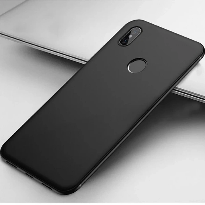 VipMarketim Xiaomi Mi Max 3 Slim Fit Soft Premium Silikon Kamera Korumalı Kılıf-(5775)