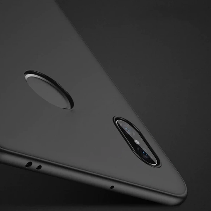 VipMarketim Xiaomi Mi Max 3 Slim Fit Soft Premium Silikon Kamera Korumalı Kılıf-(5775)