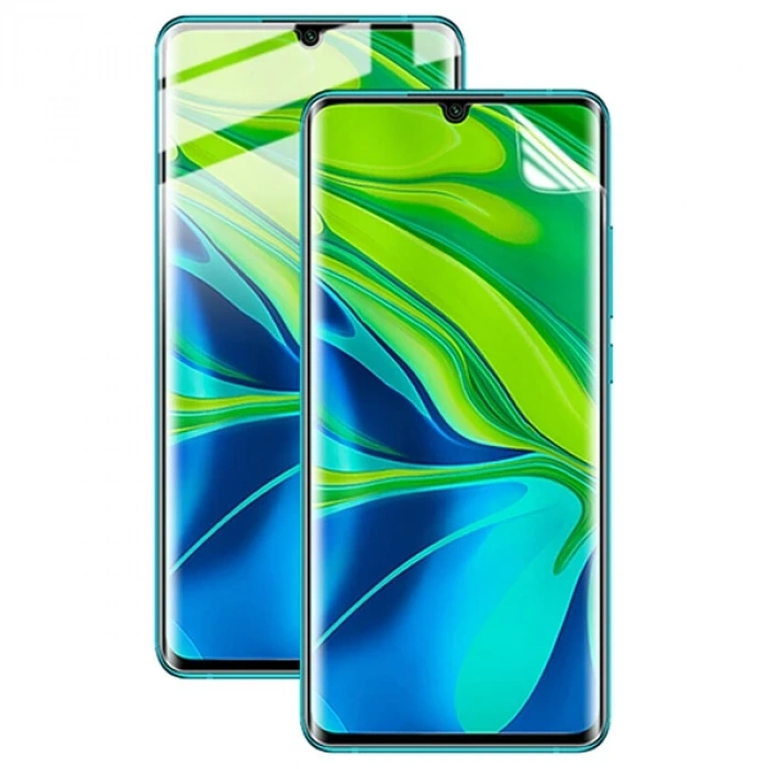 VipMarketim Xiaomi Mi Note 10 Pro/Note 10 Lite CC9 Pro 3D Full Membran Nano Hidrojel Film Ekran Koruyucu-(5775)