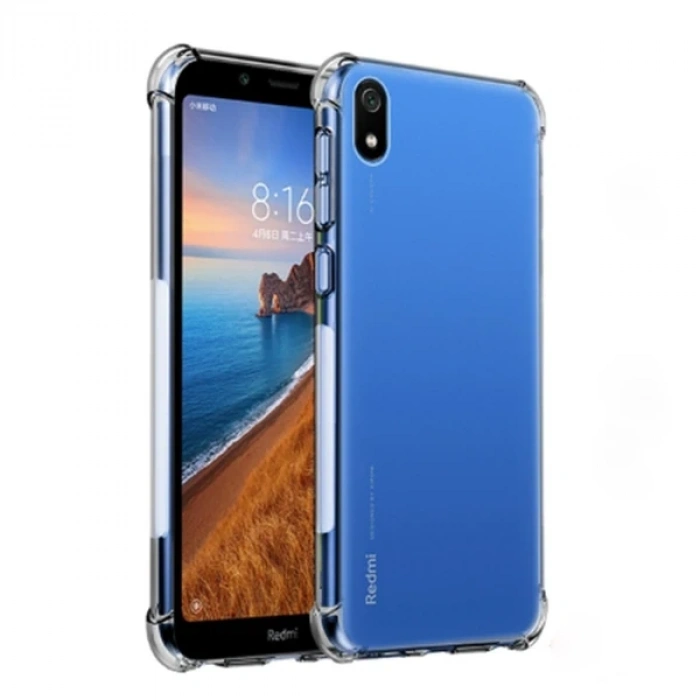 VipMarketim Xiaomi Redmi 7A Anti-Drop Darbe Emici Silikon Kılıf-(5775)