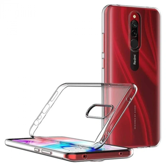 VipMarketim Xiaomi Redmi 8 Kamera Korumalı Silikon Kılıf-(5775)