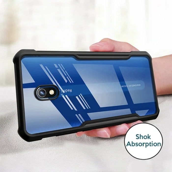 VipMarketim Xiaomi Redmi 8 Shok Absorption PC+TPU Darbe Emici Kılıf-(5775)