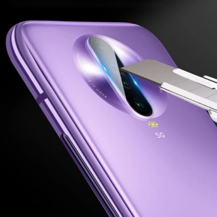 VipMarketim Xiaomi Redmi K30 Tempered Kamera Koruyucu Kırılmaz Cam-(5775)