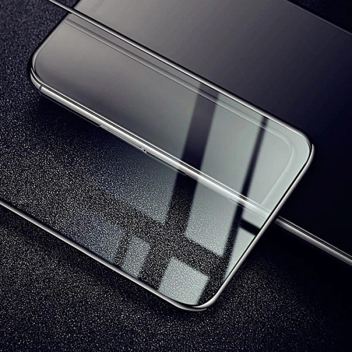 VipMarketim Xiaomi Redmi Note 8 3D Full Glue Tempered Cam Ekran Koruyucu-(5775)