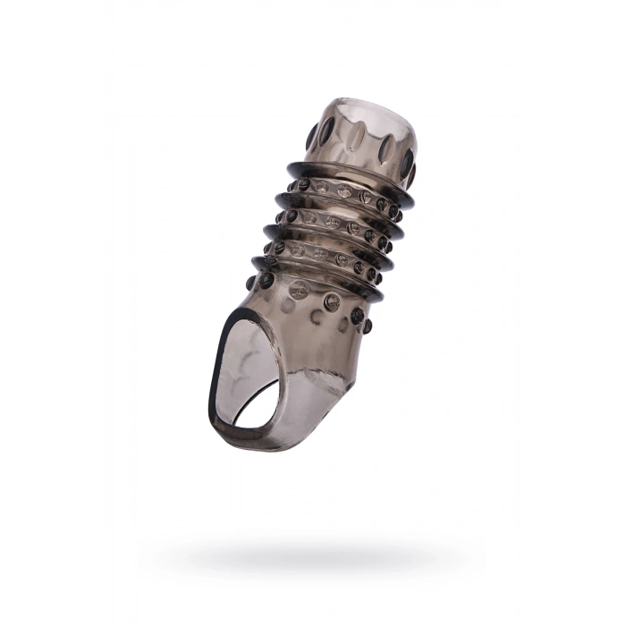 VipMarketim XLover Penis Klıfı, TPE,Siyah Şeffaf, 10,5 cm