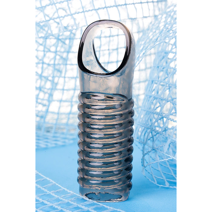 VipMarketim Xlover Penis Klıfı, Boyut Arttırıcı, Tpe, Siyah Şeffaf, 11 Cm