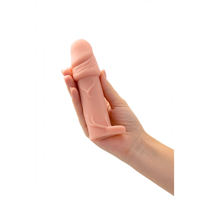 VipMarketim Xlover Penis Uzatıcı Kılıf, Boy Uzatıcı Etkili, Tpe Malzeme, Ten Rengi, 16 Cm