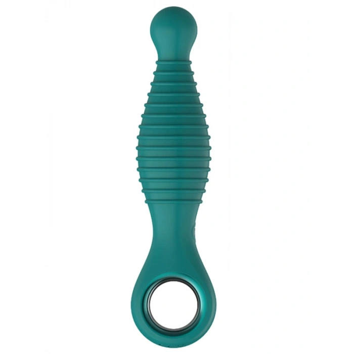 VipMarketim Xuanai Şarjlı Tırtıklı Anal Vibratör - Yeşil