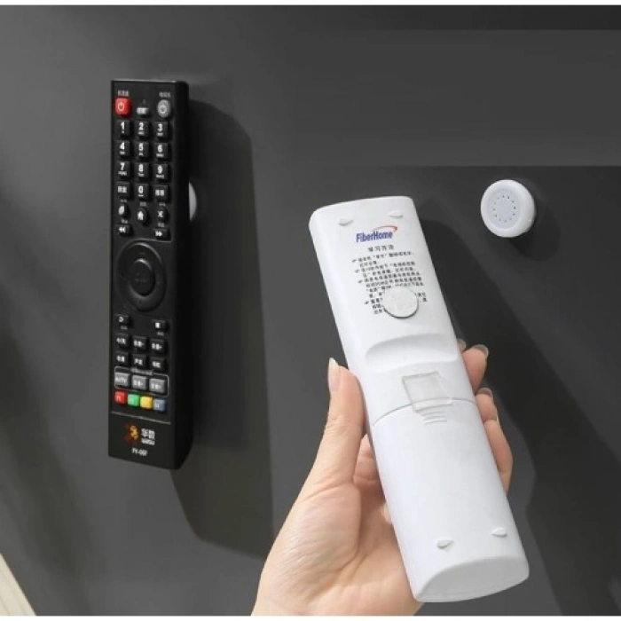 VipMarketim Yapışkanlı Mıknatıslı Çok Amaçlı Kumanda ve Telefon Tutucu