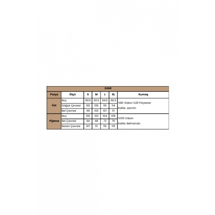 Vipmarketim Yaprak Desenli Uzun Kollu V Yaka Pijama Takımı