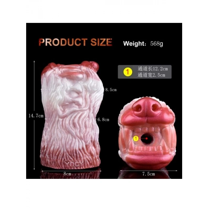 VipMarketim Yaratık Şeklinde Vajina Mastürbatörü Model no: YC-2309