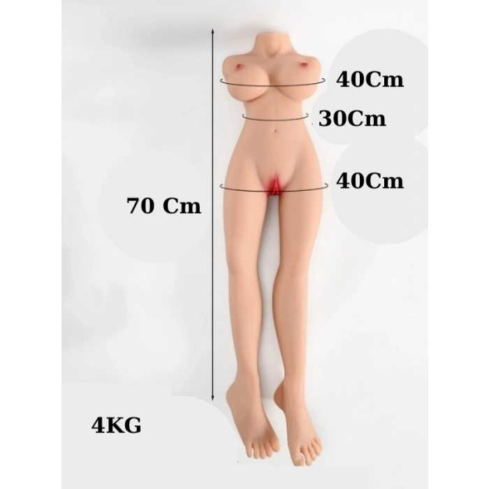 VipMarketim Yarım Vücut Mastürbatör 4 kg