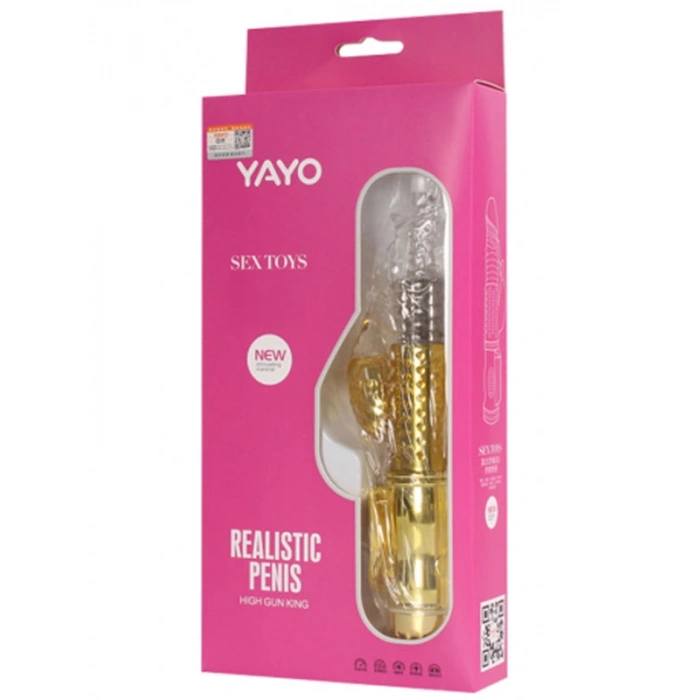 VipMarketim Yayo Oynar Başlıklı Tavşan Vibratör - Pembe