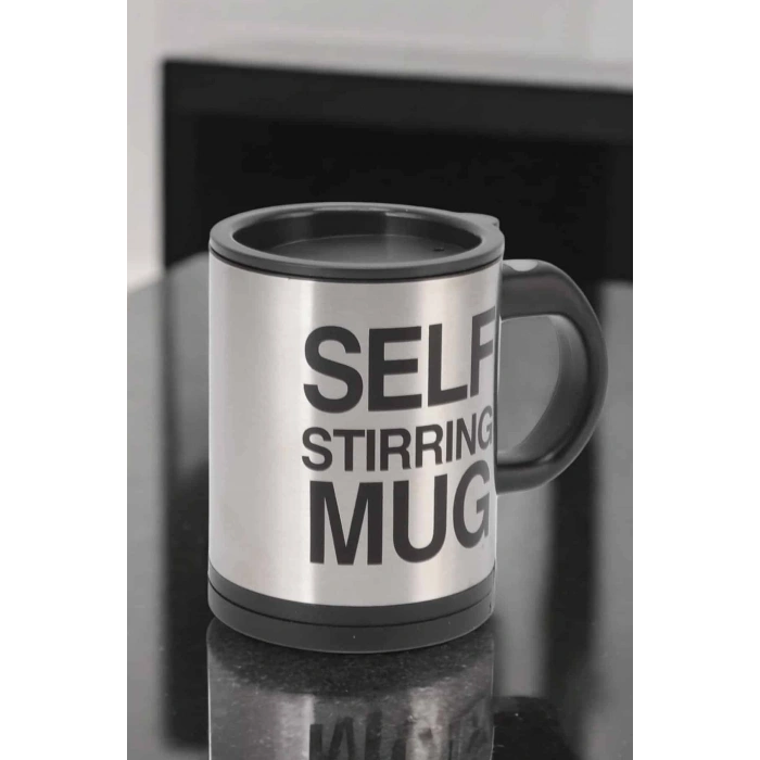 VipMarketim Yazılı Mug Kupa Karıştırıcı Özelliği Ve Paslanmaz Çelik