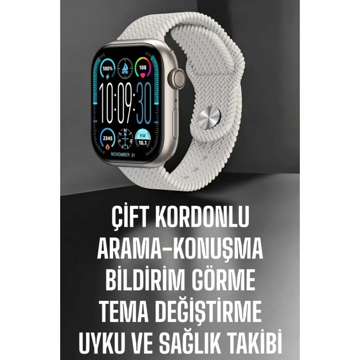VipMarketim Yeni Nesil Akıllı Saat Arama Cevaplama GPS Takibi Adımsayar NFC Özelliği