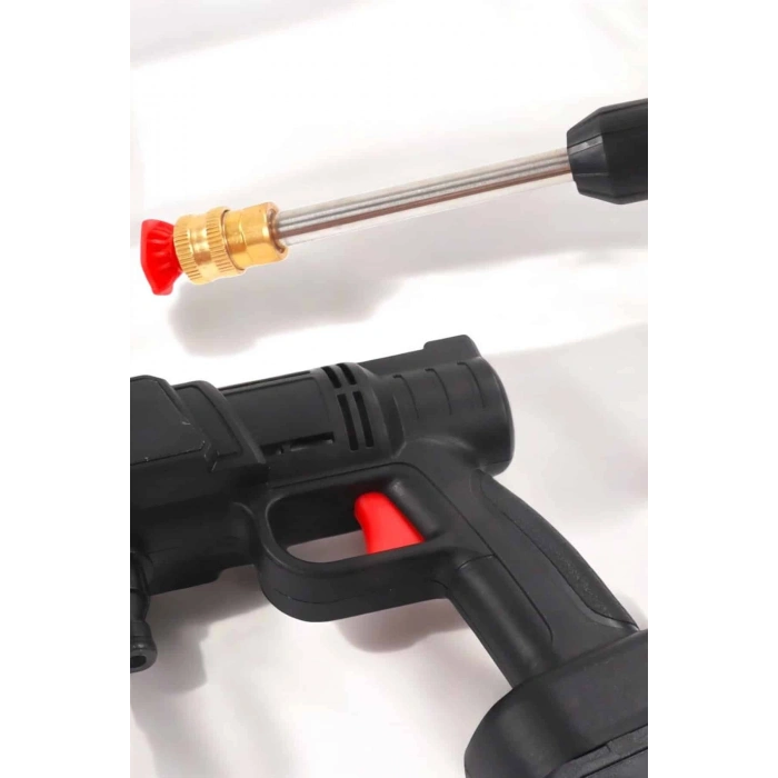 VipMarketim Yeni Nesil Araç Yıkama Şarjlı Tabancası Basınçlı Su Hazneli