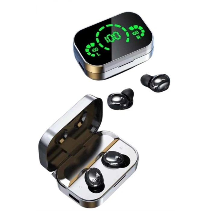 VipMarketim Yeni Nesil Bluetooth Kulaklık Çağrı Cevaplayabilen Dijital Göstergeli Powerbankli