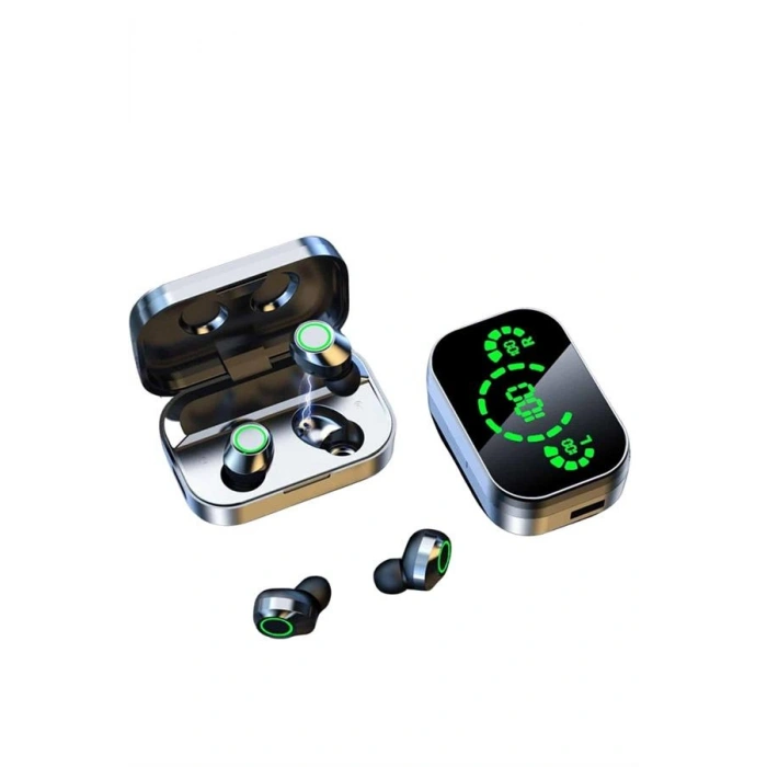 VipMarketim Yeni Nesil Bluetooth Kulaklık Çağrı Cevaplayabilen Dijital Göstergeli Powerbankli